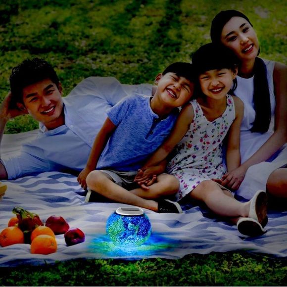 Solar Powered Color Changing Mosaic Lights - Picture 2 of 5